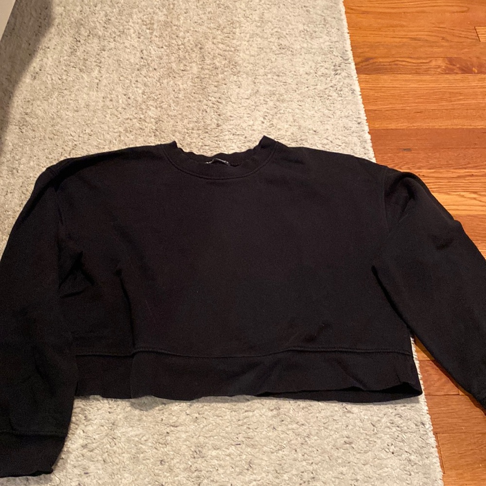 Zara black crew neck